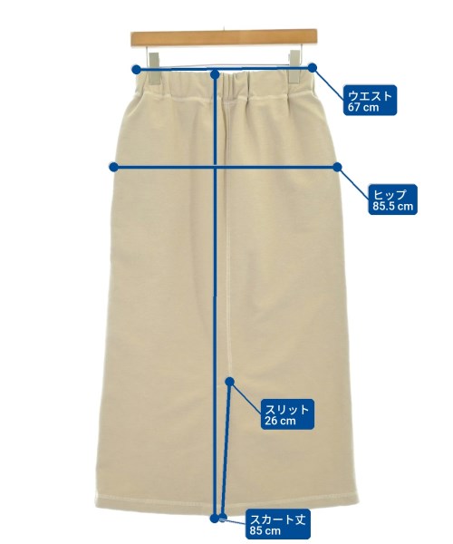 URBAN RESEARCH DOORS（アーバンリサーチドアーズ）ロング・マキシ丈スカート ベージュ サイズ:M レディース/2200670997022