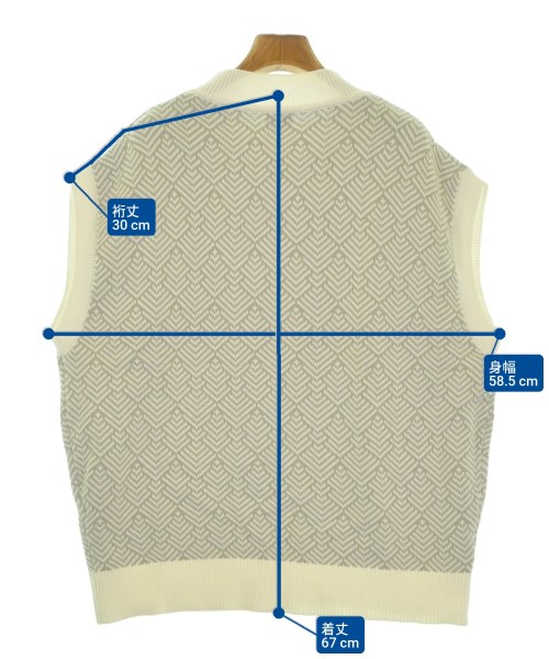 URBAN RESEARCH DOORS（アーバンリサーチドアーズ）ベスト グレー サイズ:M レディース/2200671271084