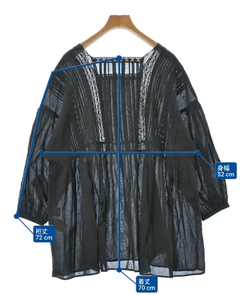 URBAN RESEARCH DOORS（アーバンリサーチドアーズ）ブラウス 黒 サイズ:F レディース/2200668326049