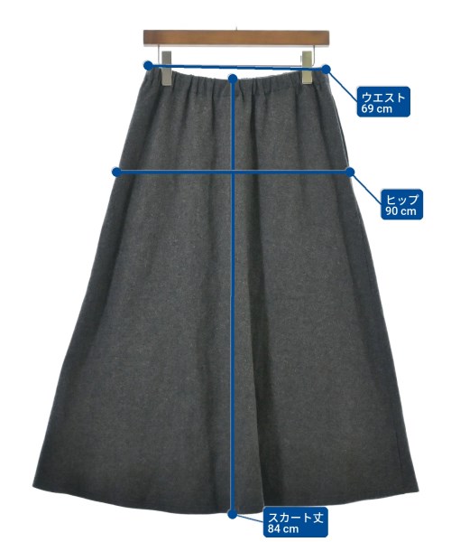 URBAN RESEARCH DOORS（アーバンリサーチドアーズ）ロング・マキシ丈スカート グレー サイズ:M レディース/2200674253025