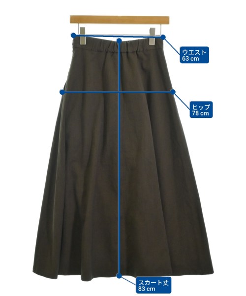 URBAN RESEARCH DOORS（アーバンリサーチドアーズ）ロング・マキシ丈スカート 茶 サイズ:M レディース/2200671346041