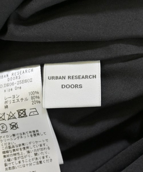 URBAN RESEARCH DOORS（アーバンリサーチドアーズ）ロング・マキシ丈スカート 黒 サイズ:ONE レディース/2200668089036