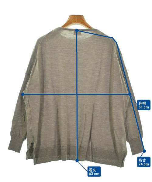 URBAN RESEARCH DOORS（アーバンリサーチドアーズ）ニット・セーター グレー サイズ:ONE レディース/2200675016100