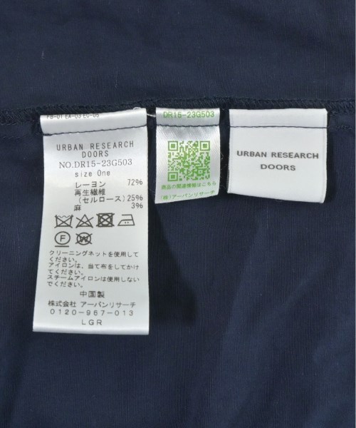 URBAN RESEARCH DOORS（アーバンリサーチドアーズ）ブラウス 紺 サイズ:ONE レディース/2200676251029