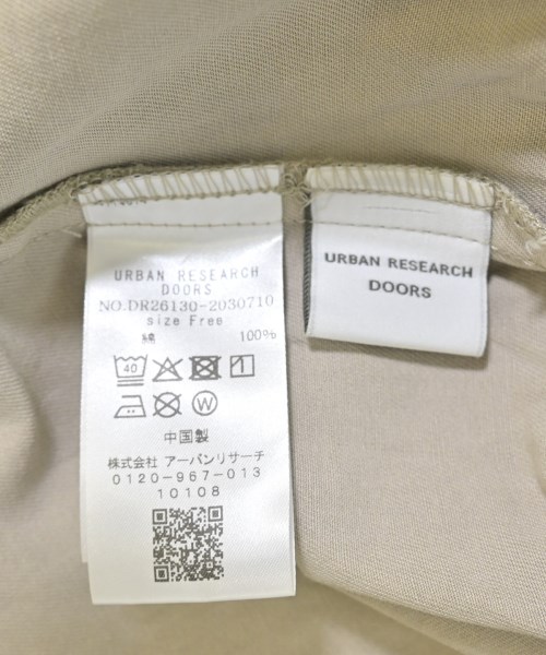 URBAN RESEARCH DOORS（アーバンリサーチドアーズ）カジュアルシャツ カーキ サイズ:F レディース/2200697340023
