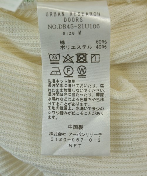 URBAN RESEARCH DOORS（アーバンリサーチドアーズ）Tシャツ・カットソー 白 サイズ:M レディース/2200693006046