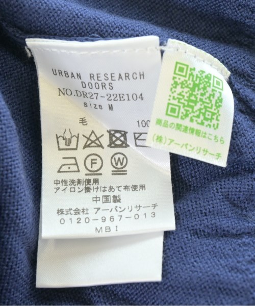 URBAN RESEARCH DOORS（アーバンリサーチドアーズ）ニット・セーター 青 サイズ:M レディース/2200694190119