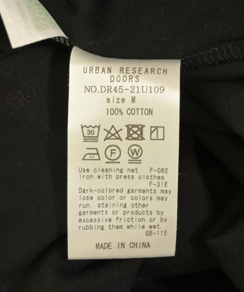 URBAN RESEARCH DOORS（アーバンリサーチドアーズ）Tシャツ・カットソー 黒 サイズ:M レディース/2200699913089