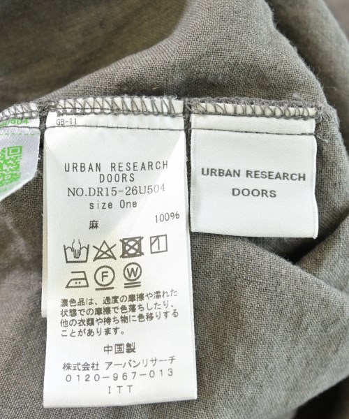URBAN RESEARCH DOORS（アーバンリサーチドアーズ）ワンピース カーキ サイズ:ONE レディース/2200699913171