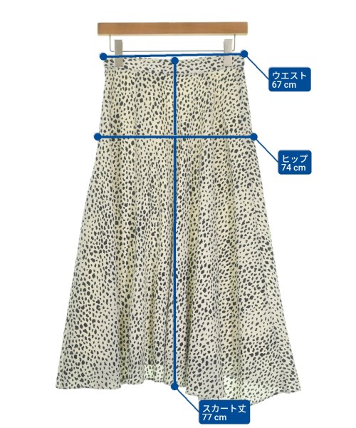 BEAUTY&YOUTH UNITED ARROWS（ビューティーアンドユースユナイテッドアローズ）ロング・マキシ丈スカート 白 サイズ:M レディース/2200654347102