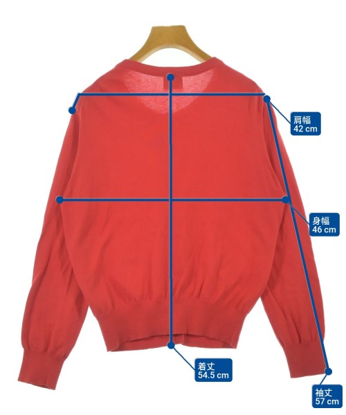 URBAN RESEARCH DOORS（アーバンリサーチドアーズ）カーディガン 赤 サイズ:1(S位) レディース/2200649349012