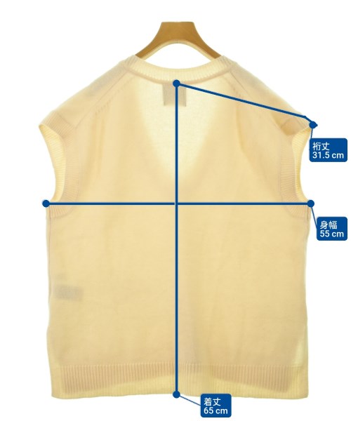 URBAN RESEARCH DOORS（アーバンリサーチドアーズ）ベスト 白 サイズ:M レディース/2200653912028