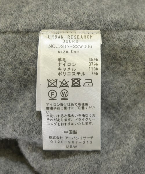 URBAN RESEARCH DOORS（アーバンリサーチドアーズ）カーディガン グレー サイズ:ONE レディース/2200656713042