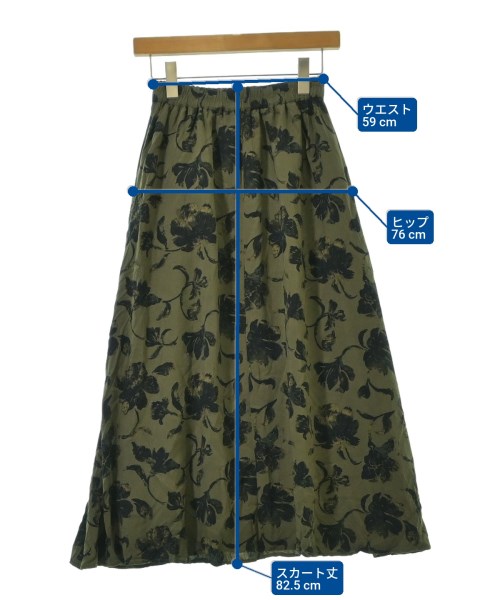 URBAN RESEARCH DOORS（アーバンリサーチドアーズ）ロング・マキシ丈スカート カーキ サイズ:M レディース/2200659526038