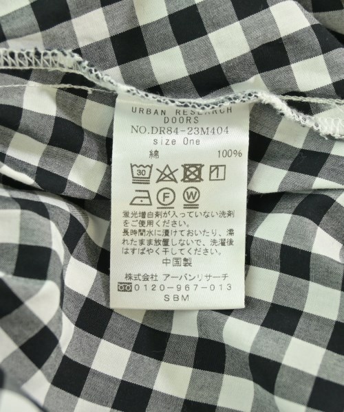 URBAN RESEARCH DOORS（アーバンリサーチドアーズ）カジュアルシャツ 黒 サイズ:ONE レディース/2200710504050
