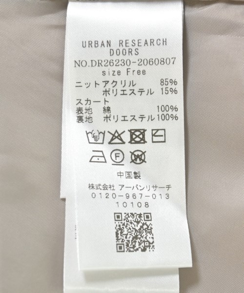 URBAN RESEARCH DOORS（アーバンリサーチドアーズ）ワンピース 赤 サイズ:F レディース/2200708862018