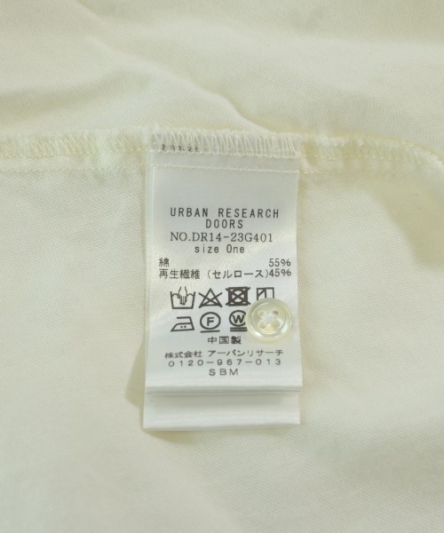 URBAN RESEARCH DOORS（アーバンリサーチドアーズ）ブラウス 白 サイズ:ONE レディース/2200706701050