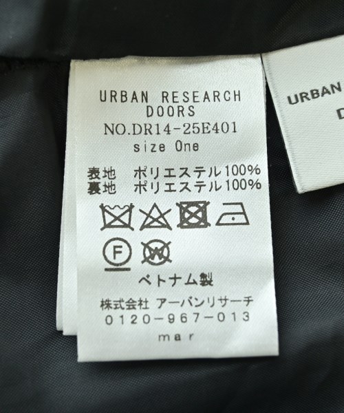 URBAN RESEARCH DOORS（アーバンリサーチドアーズ）ロング・マキシ丈スカート 黒 サイズ:ONE レディース/2200709957010