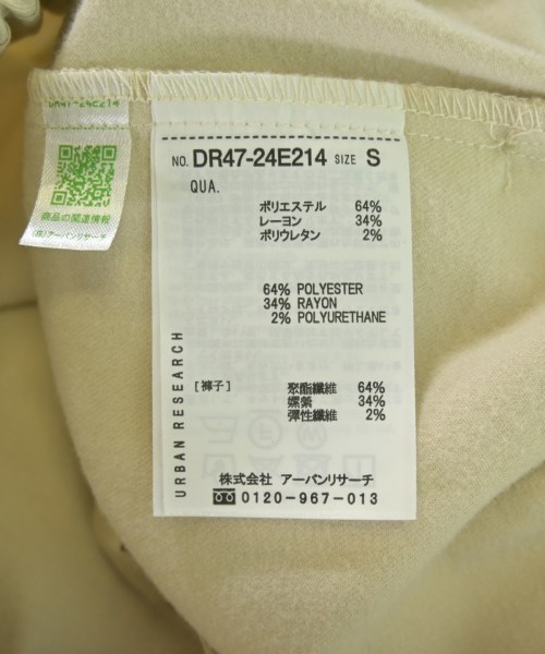 URBAN RESEARCH DOORS（アーバンリサーチドアーズ）スラックス 白 サイズ:S レディース/2200709829126