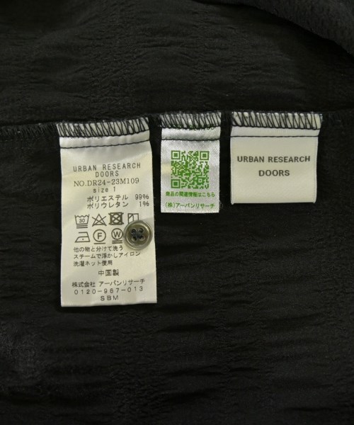 URBAN RESEARCH DOORS（アーバンリサーチドアーズ）ブラウス 黒 サイズ:1(S位) レディース/2200710119087