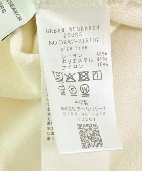 URBAN RESEARCH DOORS（アーバンリサーチドアーズ）ニット・セーター 白 サイズ:F レディース/2200708640036