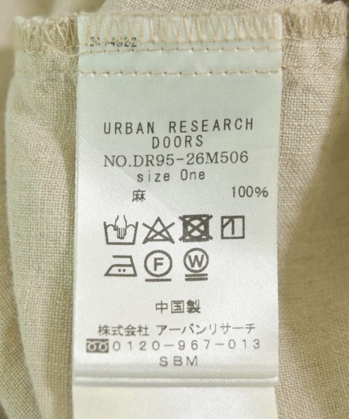 URBAN RESEARCH DOORS（アーバンリサーチドアーズ）ワンピース ベージュ サイズ:ONE レディース/2200716628026