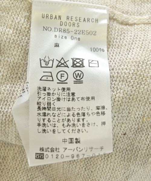 URBAN RESEARCH DOORS（アーバンリサーチドアーズ）ニット・セーター 白 サイズ:ONE レディース/2200716787020