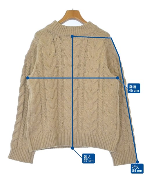 URBAN RESEARCH DOORS（アーバンリサーチドアーズ）ニット・セーター ベージュ サイズ:M レディース/2200646105017