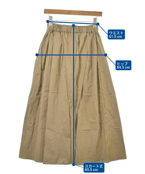URBAN RESEARCH DOORS（アーバンリサーチドアーズ）ロング・マキシ丈スカート ベージュ サイズ:1(S位) レディース/2200637878074