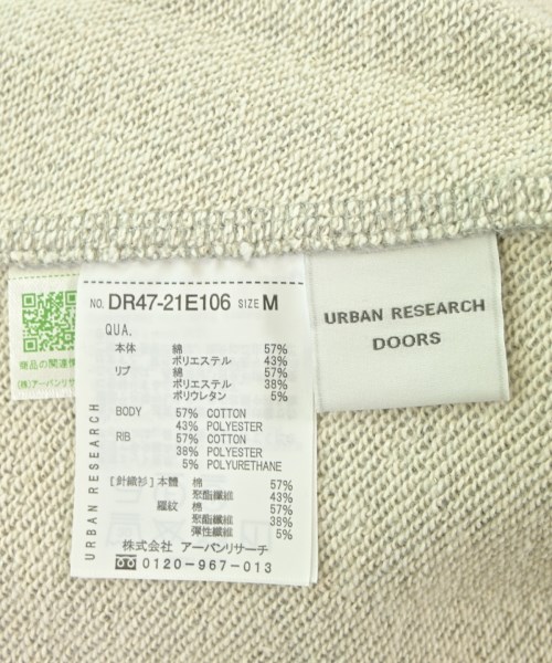 URBAN RESEARCH DOORS（アーバンリサーチドアーズ）スウェット グレー サイズ:M レディース/2200613113090
