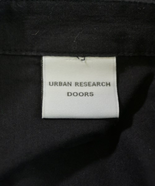 URBAN RESEARCH DOORS（アーバンリサーチドアーズ）シャツワンピース 黒 サイズ:ONE レディース/2200640914035