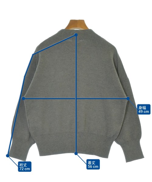 URBAN RESEARCH DOORS（アーバンリサーチドアーズ）ニット・セーター グレー サイズ:M レディース/2200647931028