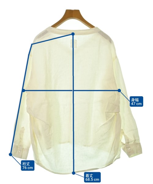 URBAN RESEARCH DOORS（アーバンリサーチドアーズ）ブラウス 白 サイズ:ONE レディース/2200649767083