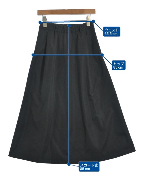 URBAN RESEARCH DOORS（アーバンリサーチドアーズ）ロング・マキシ丈スカート 黒 サイズ:F レディース/2200647331095