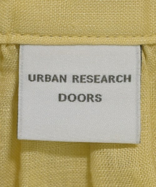 URBAN RESEARCH DOORS（アーバンリサーチドアーズ）シャツワンピース 黄 サイズ:1(S位) レディース/2200649635092