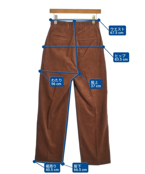 URBAN RESEARCH DOORS（アーバンリサーチドアーズ）スラックス 茶 サイズ:M レディース/2200705597364