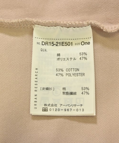 URBAN RESEARCH DOORS（アーバンリサーチドアーズ）Tシャツ・カットソー ピンク サイズ:ONE レディース/2200703928016