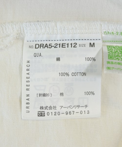 URBAN RESEARCH DOORS（アーバンリサーチドアーズ）Tシャツ・カットソー 白 サイズ:M レディース/2200705440059