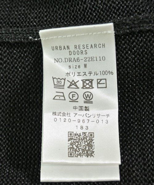 URBAN RESEARCH DOORS（アーバンリサーチドアーズ）カーディガン 黒 サイズ:M レディース/2200706205015