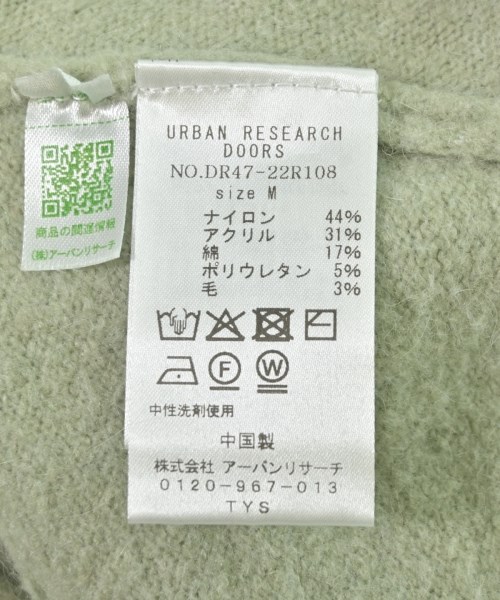 URBAN RESEARCH DOORS（アーバンリサーチドアーズ）ニット・セーター 緑 サイズ:M レディース/2200703290038
