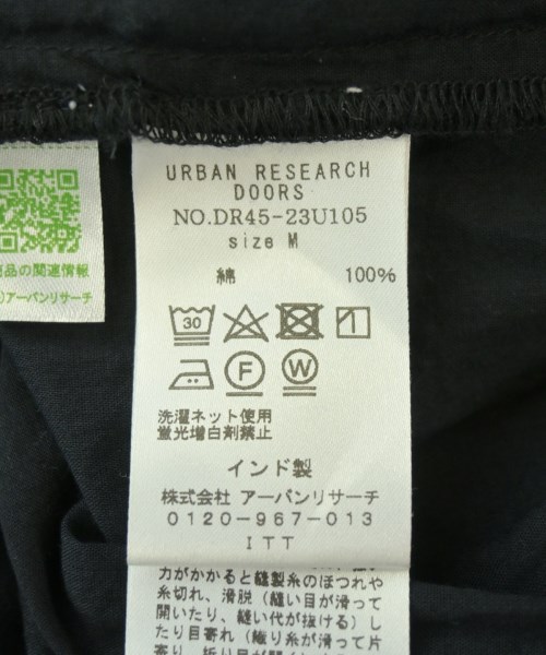URBAN RESEARCH DOORS（アーバンリサーチドアーズ）カジュアルシャツ 黒 サイズ:F レディース/2200705810012