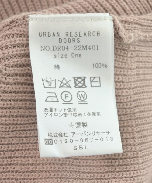URBAN RESEARCH DOORS（アーバンリサーチドアーズ）ニット・セーター ピンク サイズ:ONE レディース/2200705810074