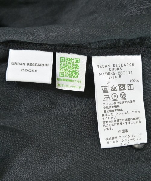 URBAN RESEARCH DOORS（アーバンリサーチドアーズ）ブラウス 黒 サイズ:M レディース/2200709014041