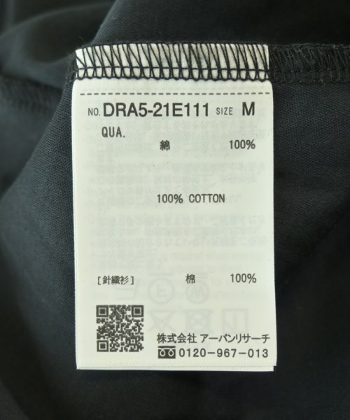 URBAN RESEARCH DOORS（アーバンリサーチドアーズ）Tシャツ・カットソー 黒 サイズ:M レディース/2200708037065