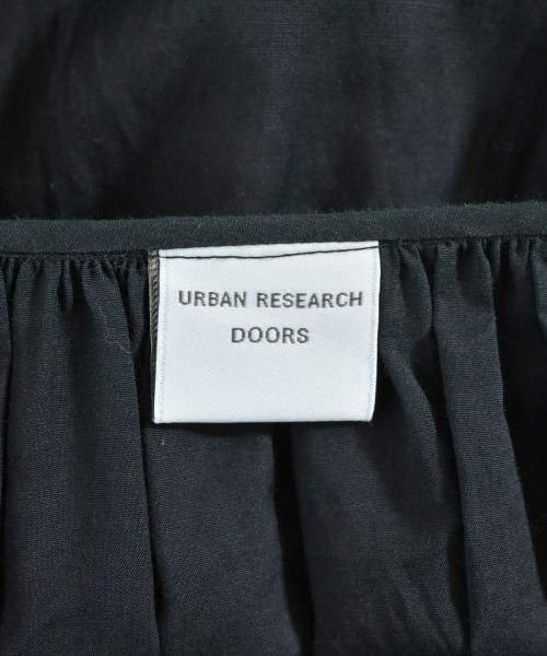 URBAN RESEARCH DOORS（アーバンリサーチドアーズ）シャツワンピース 黒 サイズ:ONE レディース/2200660969053