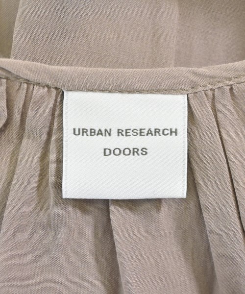 URBAN RESEARCH DOORS（アーバンリサーチドアーズ）シャツワンピース 茶 サイズ:ONE レディース/2200660969060