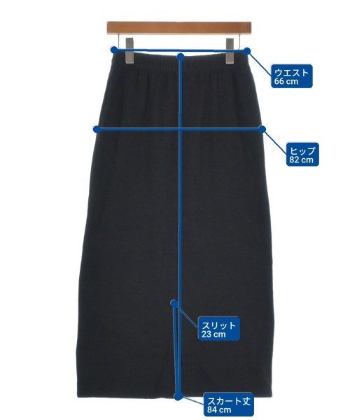 URBAN RESEARCH DOORS（アーバンリサーチドアーズ）ロング・マキシ丈スカート 黒 サイズ:M レディース/2200662874164