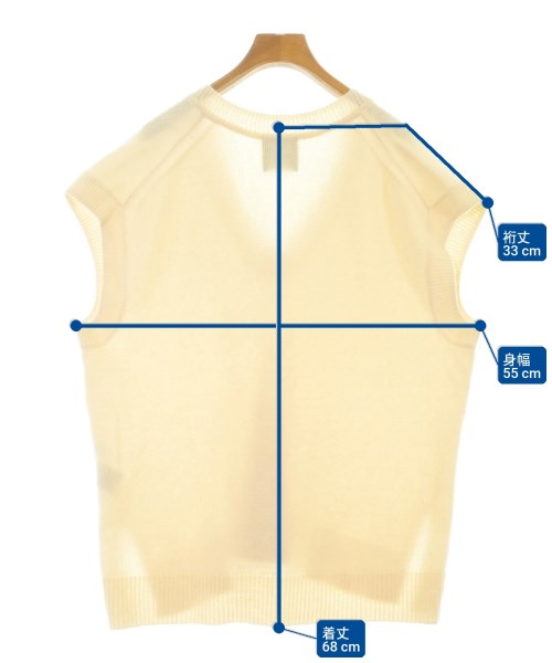 URBAN RESEARCH DOORS（アーバンリサーチドアーズ）ベスト 黄 サイズ:M レディース/2200662143062