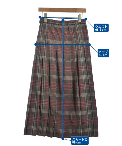 URBAN RESEARCH DOORS（アーバンリサーチドアーズ）ロング・マキシ丈スカート グレー サイズ:M レディース/2200646154015