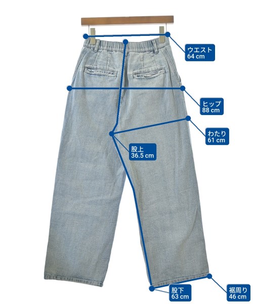 URBAN RESEARCH DOORS（アーバンリサーチドアーズ）デニムパンツ 青 サイズ:S レディース/2200663166138